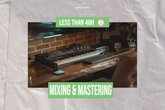 mix and master your edm song professionally