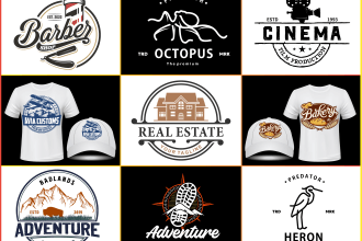 create a custom illustrated retro vintage t shirt designs