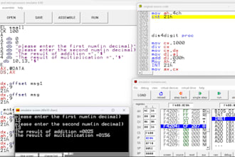 do tasks related to x86, hack, mips,easy68k, lc3 and other assembly languages