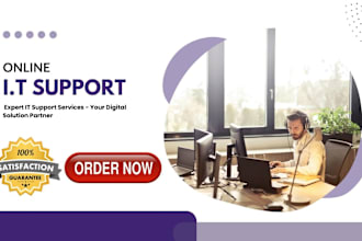 be your expert remote IT support technician help desk task