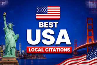 do local citation building and submission for USA businesses
