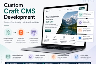 do custom craft cms development and functionality