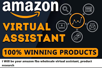 be your amazon fba wholesale virtual assistant, product research