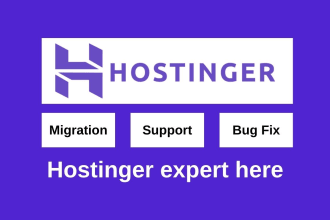 support hostinger wordpress website setup migration domain dns issue fix