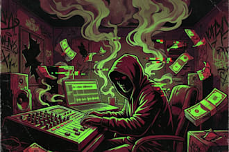 produce a hard trap, rage, supertrap type beat for you