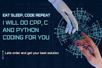 do cpp, c and python programming for you