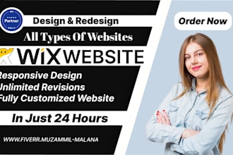 design and redesign wix website wix business website wix online store