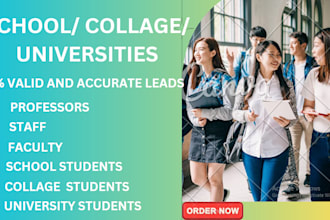 do targeted schools, colleges, universities lead lists
