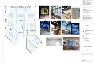 create a lighting plan with a moodboard