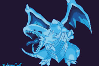 do a pixel art of anything, logo, video game, avatar, pfp