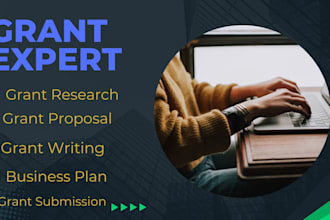do grant research, write grant proposals, submit grant applications
