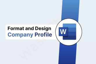 format and design company profile in microsoft ms word document
