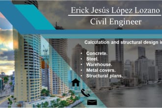 do engineering designs, structural analysis and drawings
