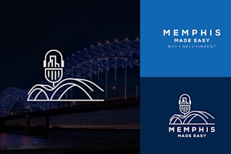 create and refresh highly modern podcast logo design