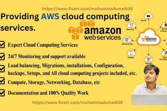 provide AWS cloud computing services and support