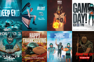 make designs related to american football