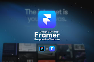 build a responsive framer website and landing page