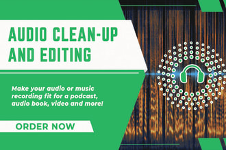 clean up, repair, edit, and enhance your audio or music