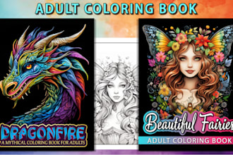 make grayscale coloring book for kids and adults for kdp