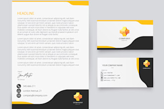 design attractive business card, appointment card in 5 hours