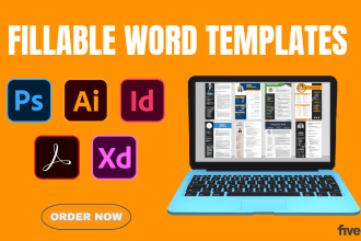 create fillable and editable word templates