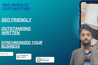 write your website content as SEO website copywriter