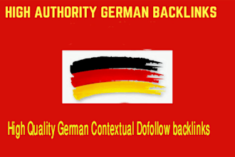 35 high quality dofollow germany backlinks from de site