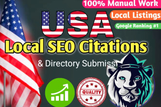 create best 350 USA live local citations for local business SEO