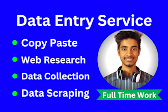 do accurate data entry and copy paste job