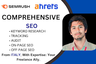 perform comprehensive SEO focusing on organic growth for all types of websites