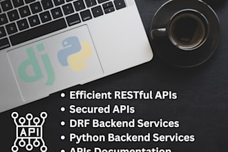 create custom restful apis and give backend API services