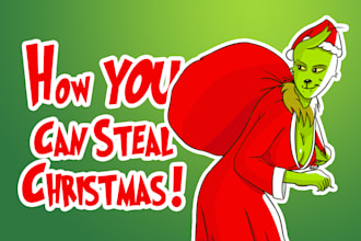 draw you custom christmas art