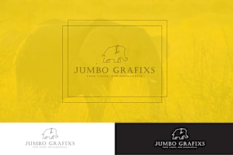 design modern line art text or badge logo design in 24 hours