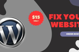fix your wordpress error, critical website, database error