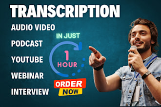transcribe youtube videos and do audio transcription