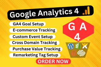do fix or setup google analytics 4, ga4 ecommerce  conversion tracking via GTM
