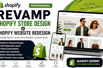 revamp shopify store design shopify website redesign