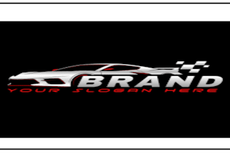 make unique professional brand car and automotive logo