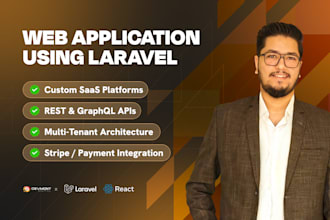 develop custom laravel web application or saas platform