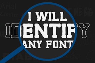 perfectly identify any font from an image or pdf