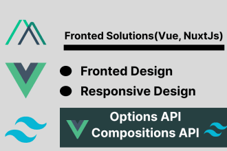 do websites with vuejs nuxtjs, tailwindcss, django, flask