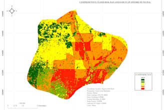 create gis map, vector map, do spatial analysis
