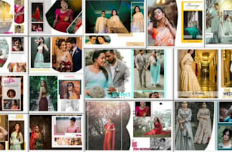 wedding album design and print ready photo album photo book
