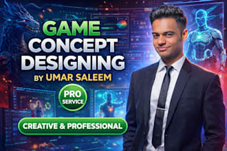 do game concept designing and game design document