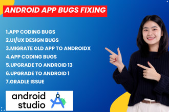 fix bugs and reskin android app in android studio
