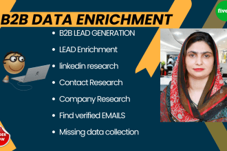 do data enrichment, b2b lead generation, and email leads