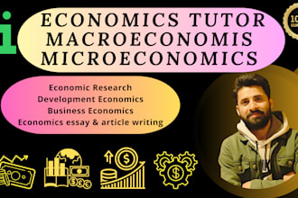 be your economics tutor, microeconomics and macroeconomics