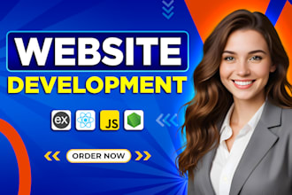 build, rebuild website development as full stack developer, front end developer