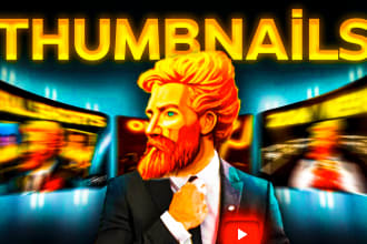 design attractive youtube thumbnail and miniature
