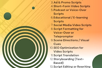write authentic video scripts for you